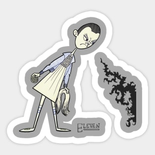 Eleven from "Stranger Things" Sticker